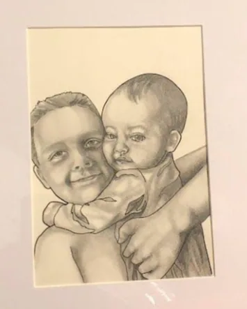 Graphite & Ink illustration by Sarah Rose Vega