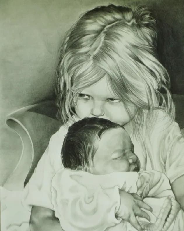 Graphite illustration by Sarah Rose Vega