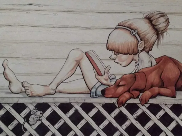 Marker & Ink illustration by Sarah Rose Vega